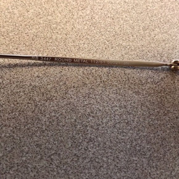 Ray-Ban round metal sunglasses - Picture 4 of 5